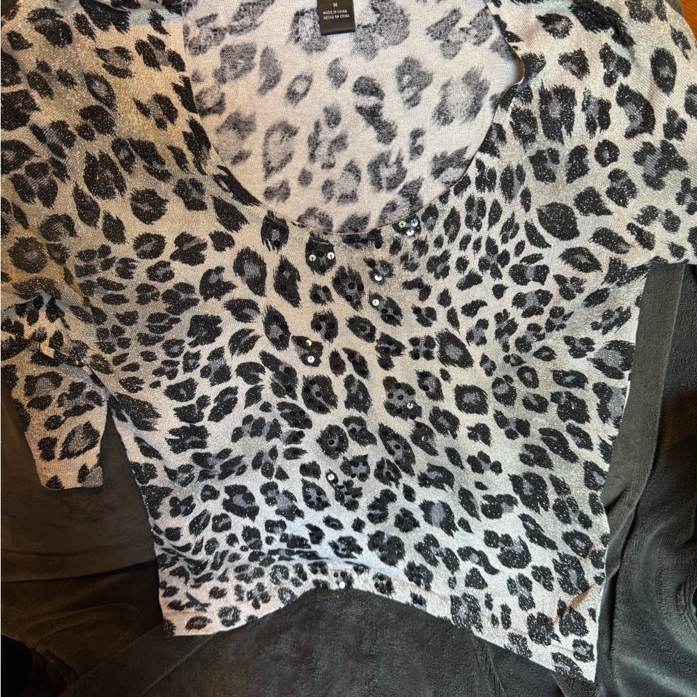 Leopard Print Sweater